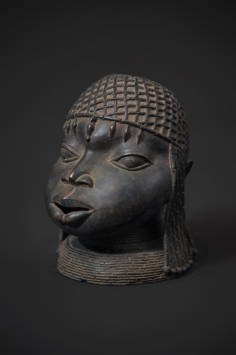 A male or female Benin Bronze head