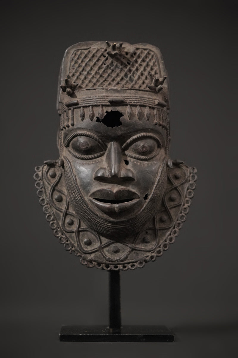 A Benin Bronze in the shape
