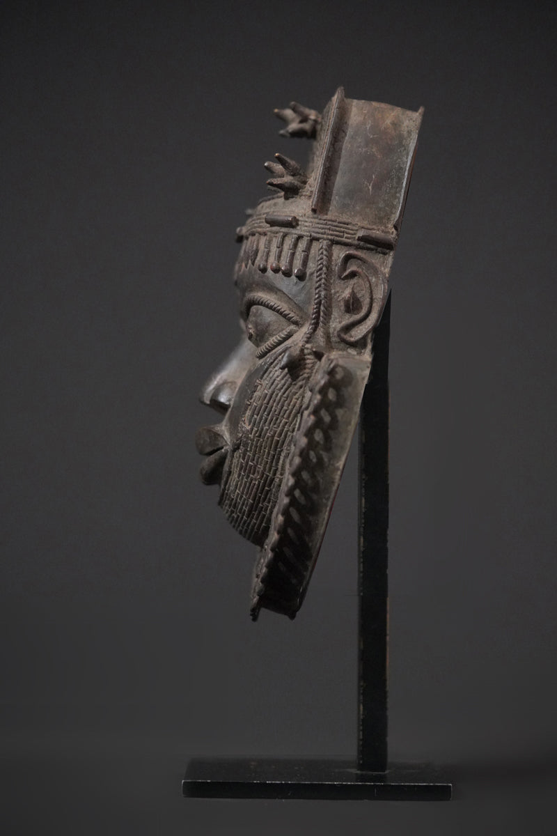 A Benin Bronze in the shape