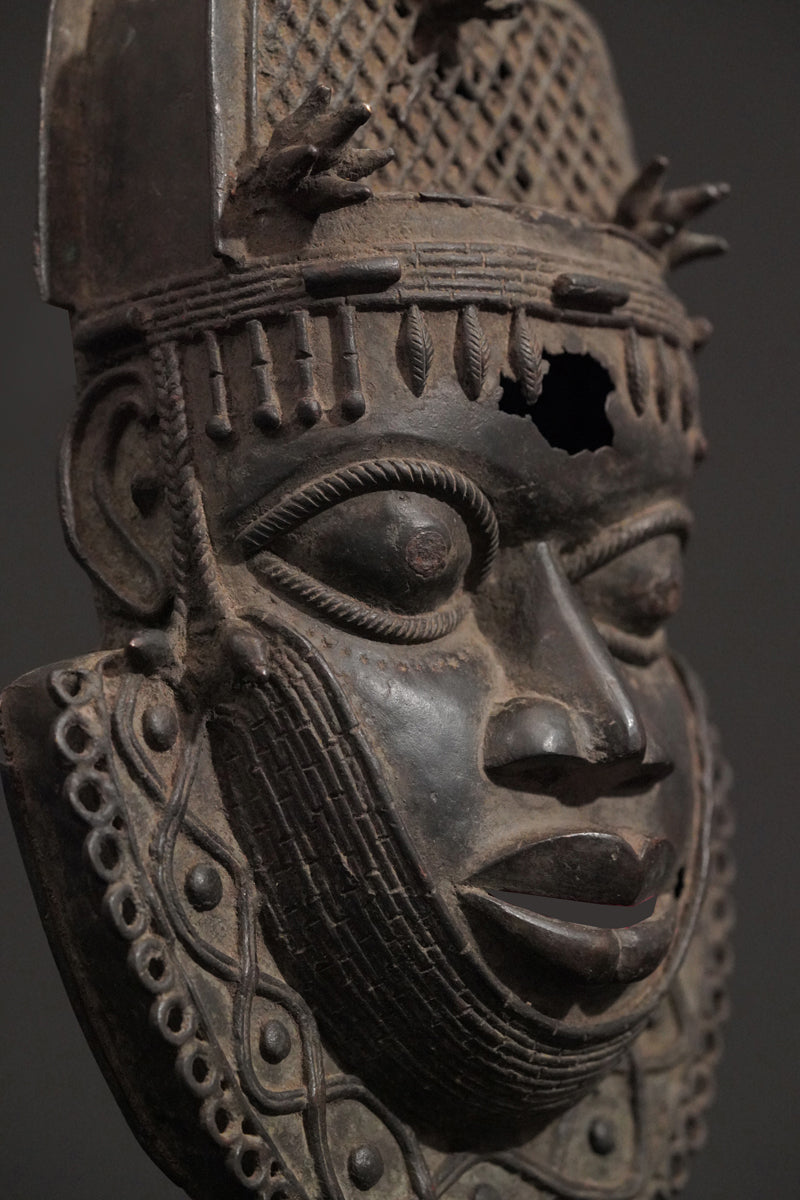 A Benin Bronze in the shape