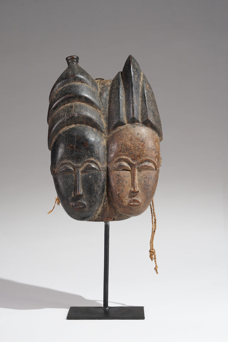 A double-head Baule mask