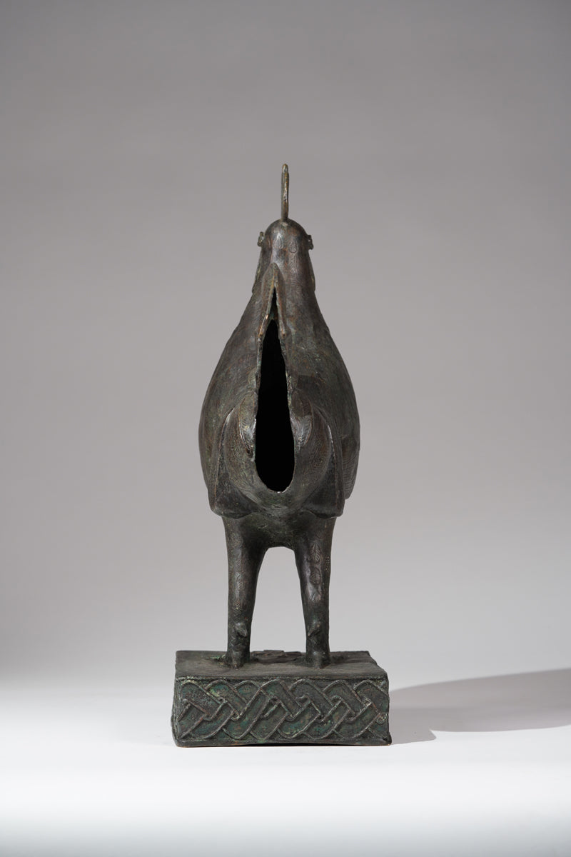 A brass rooster