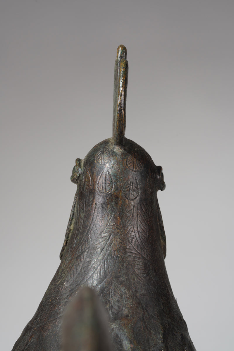 A brass rooster