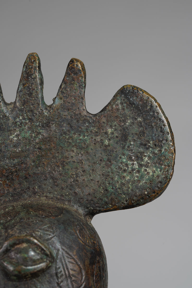 A brass rooster