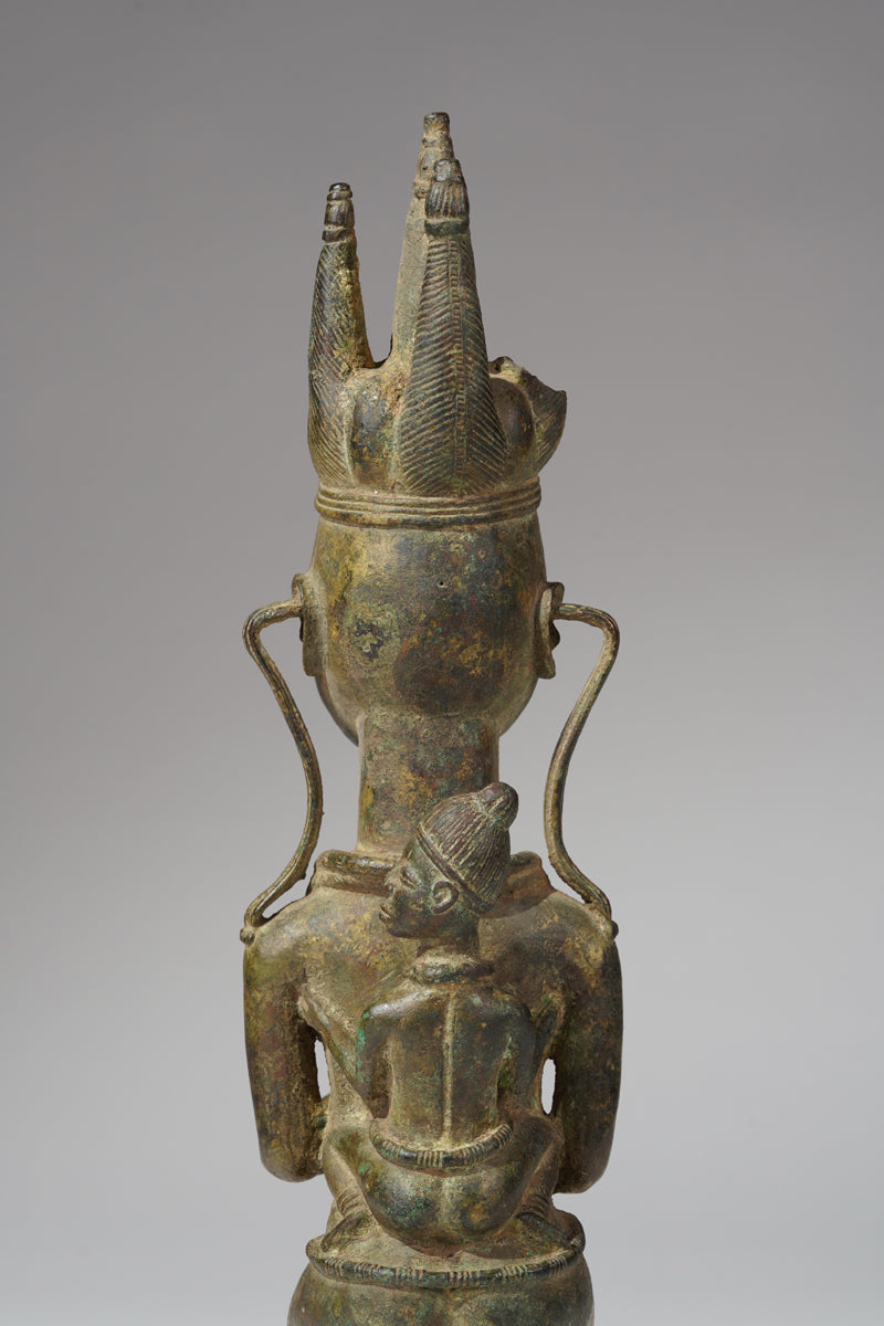A fragmentary Afo bronze Maternity