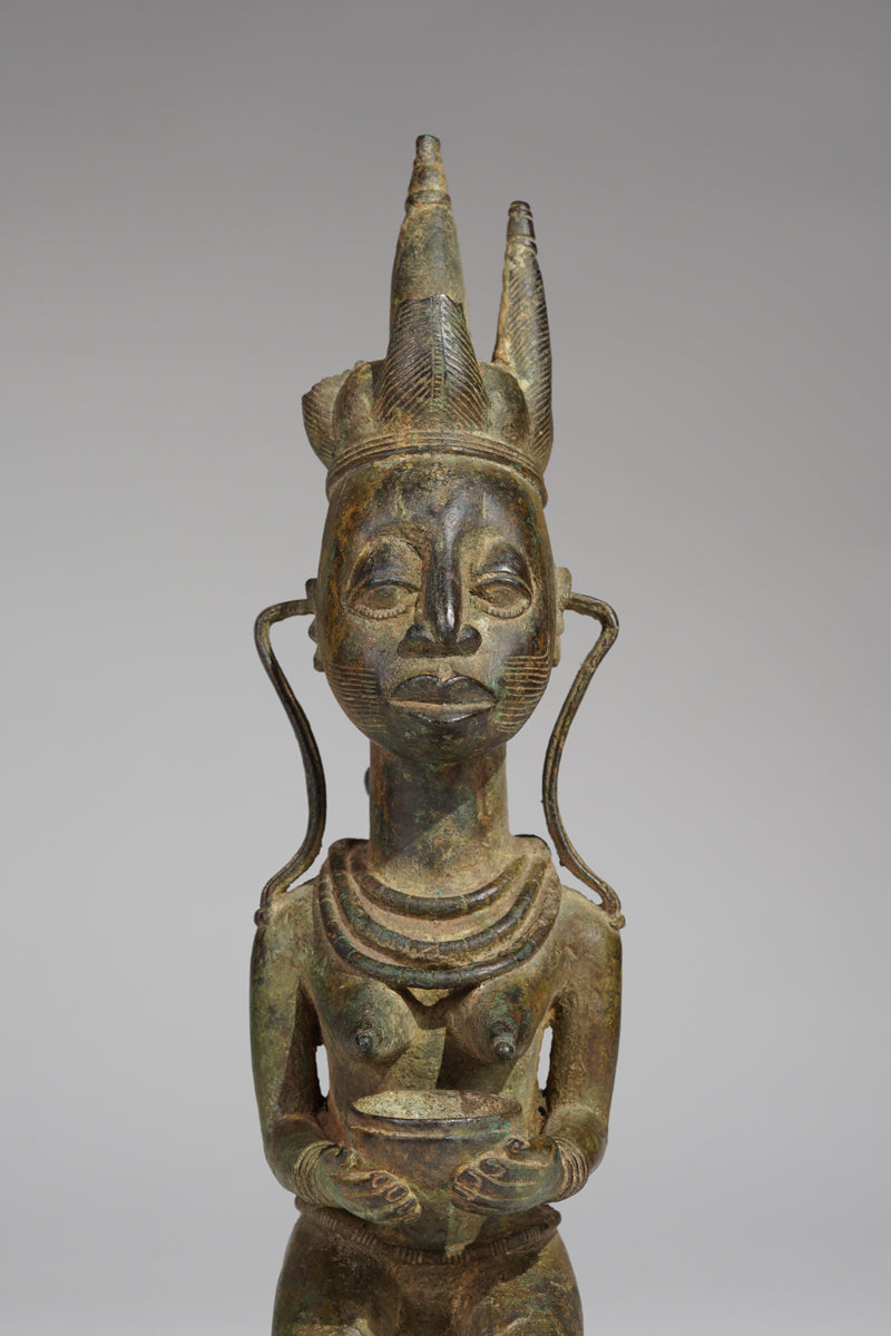 A fragmentary Afo bronze Maternity