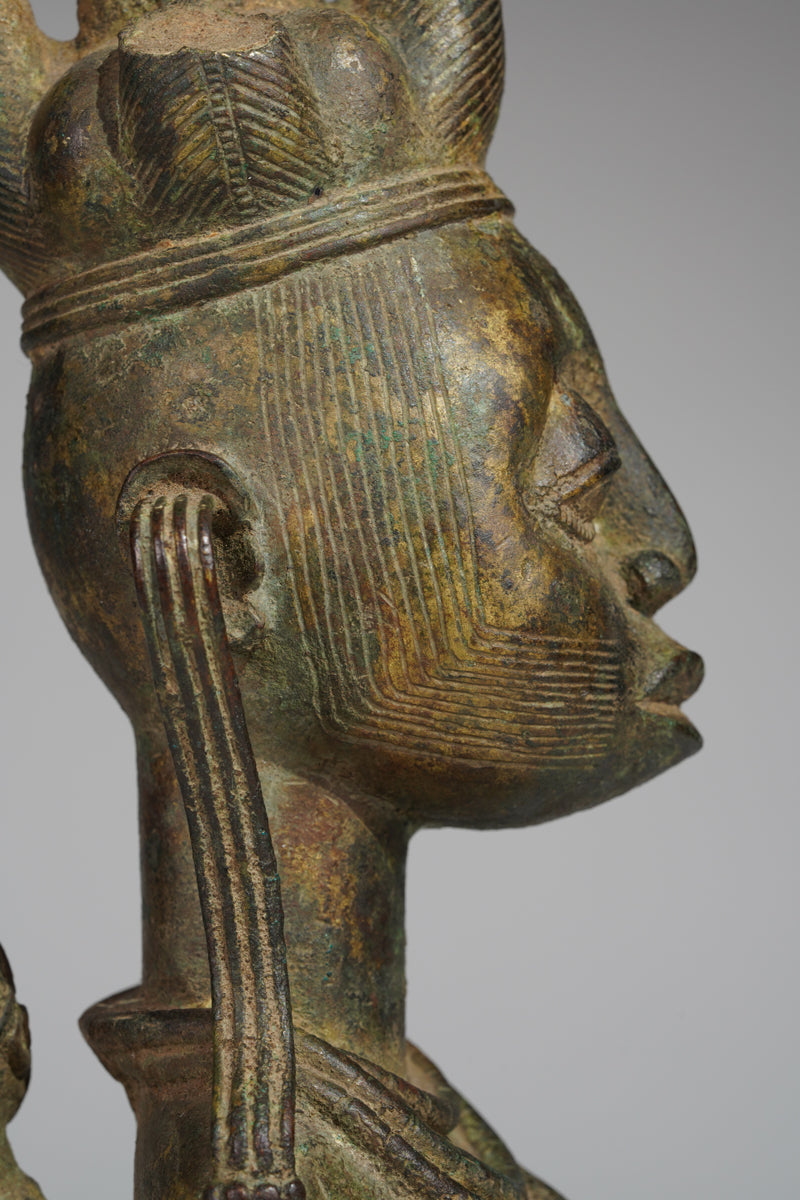 A fragmentary Afo bronze Maternity