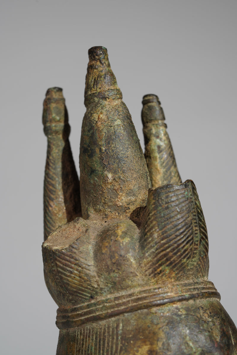 A fragmentary Afo bronze Maternity