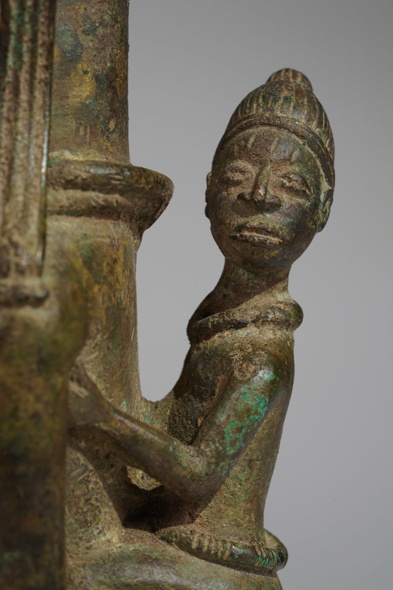 A fragmentary Afo bronze Maternity