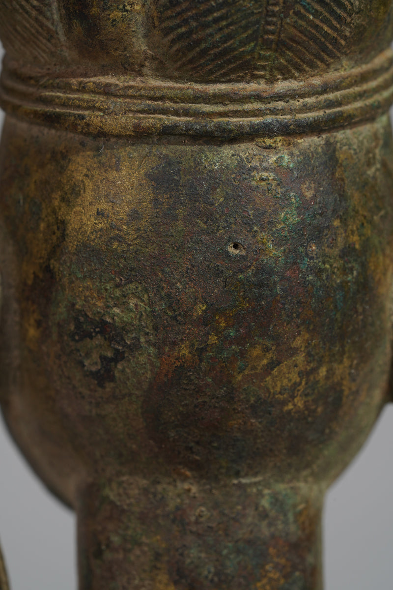 A fragmentary Afo bronze Maternity