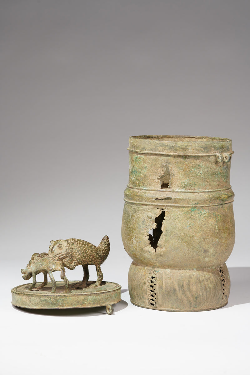A fragmentary Akan Kuduo vessel