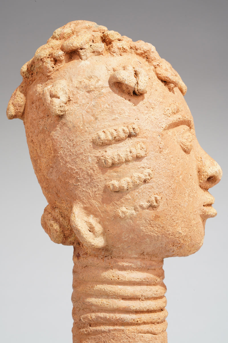 An Akan - Owin - terracotta head