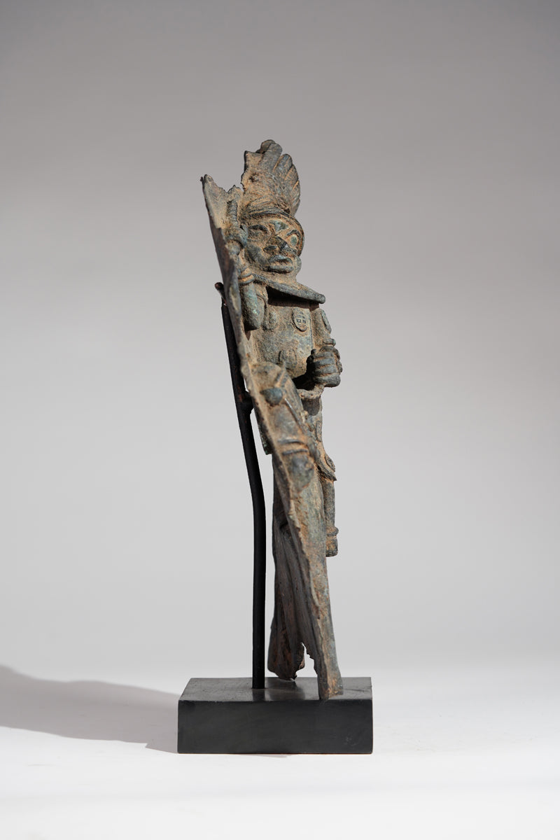 A fragmentary plate of a horseman