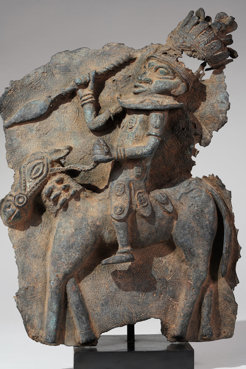 A fragmentary plate of a horseman
