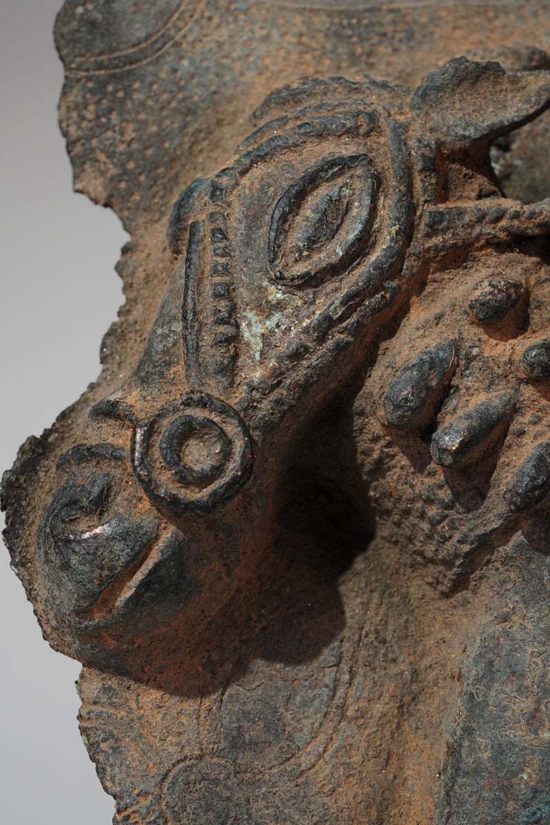 A fragmentary plate of a horseman
