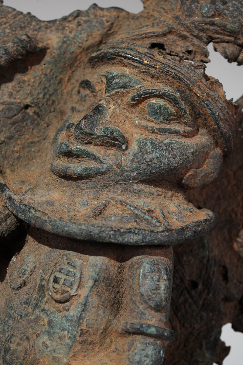 A fragmentary plate of a horseman