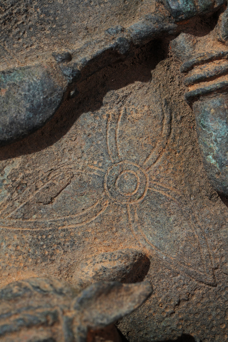 A fragmentary plate of a horseman