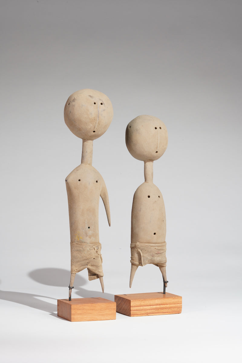 A Prampram sculptural couple