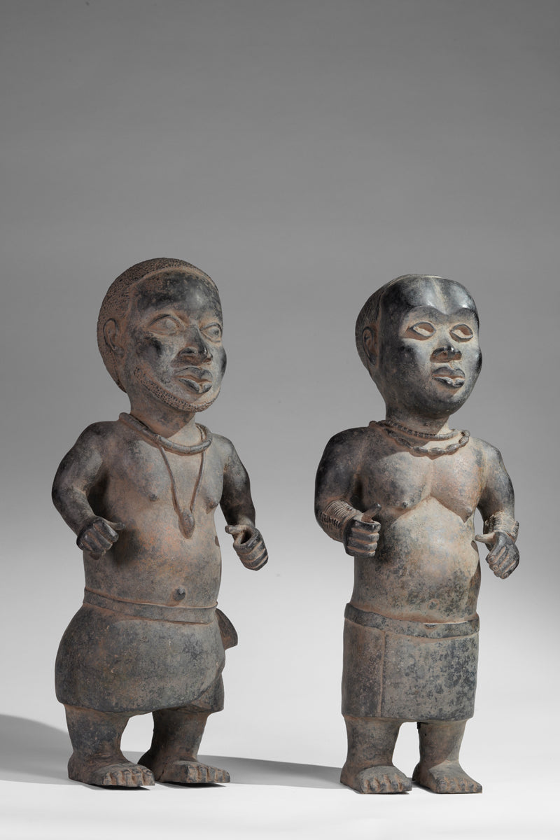 Two Esieku Figures