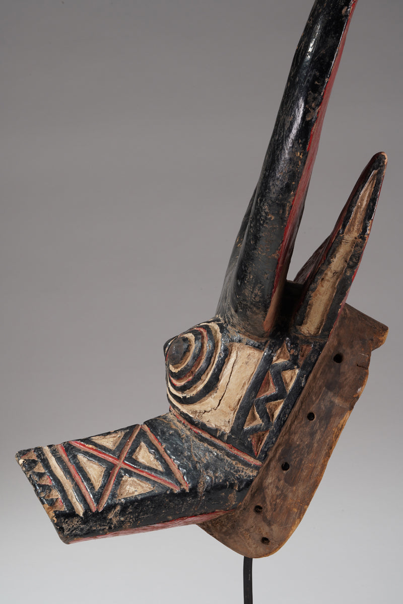 A Gurunsi buffalo mask