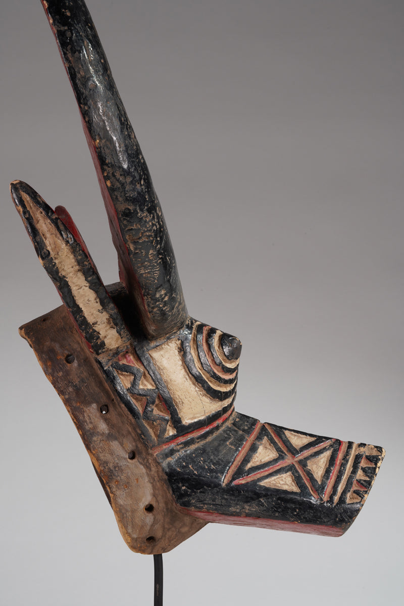A Gurunsi buffalo mask