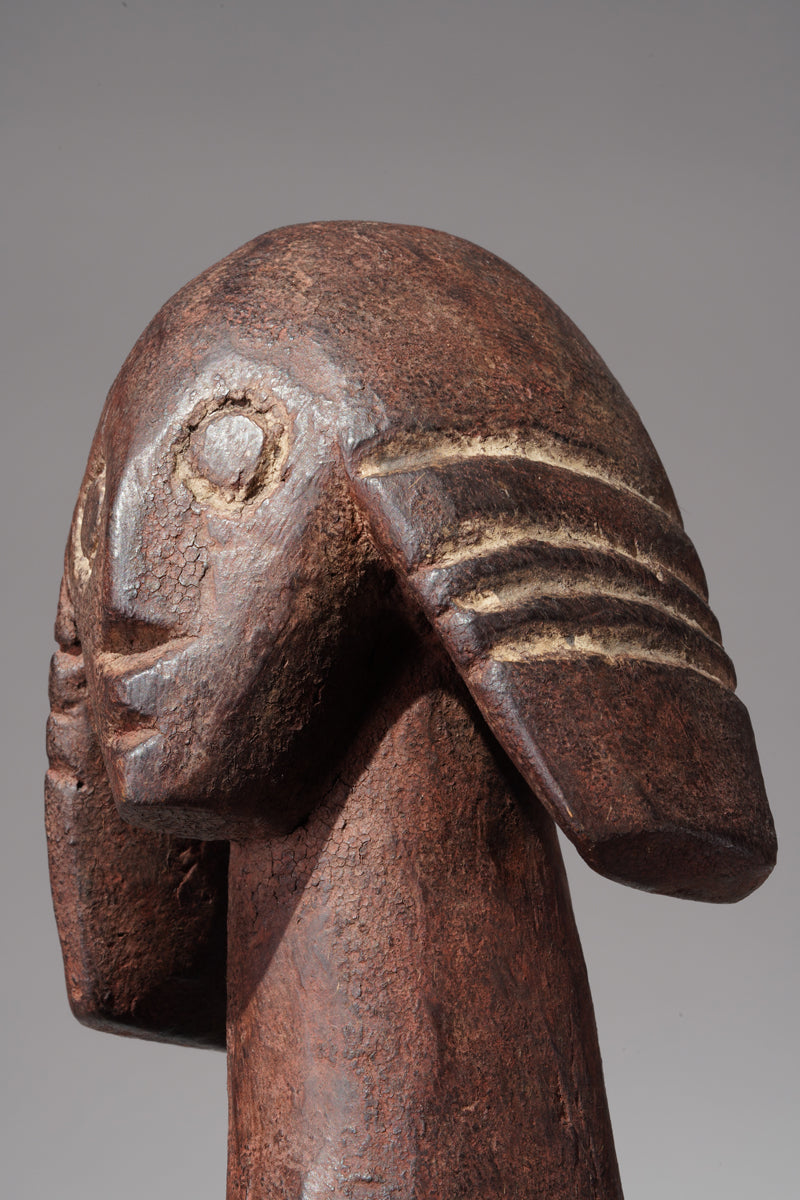 A double headed Mumuye sculpture