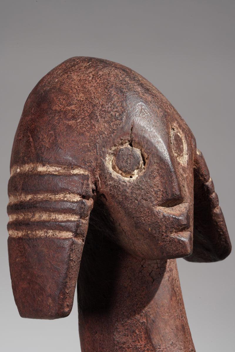 A double headed Mumuye sculpture