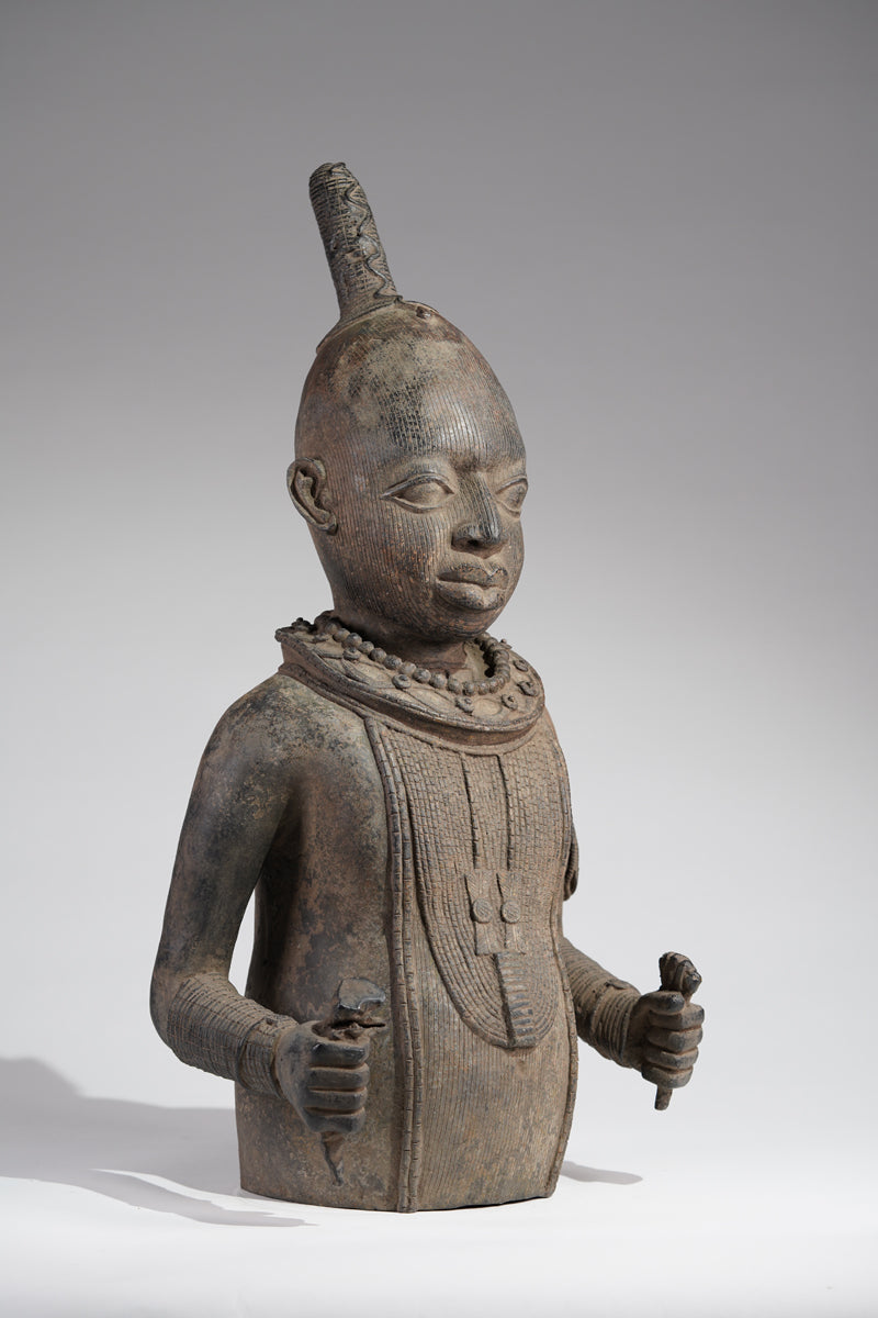 A Bronze of an Ooni (Oba)