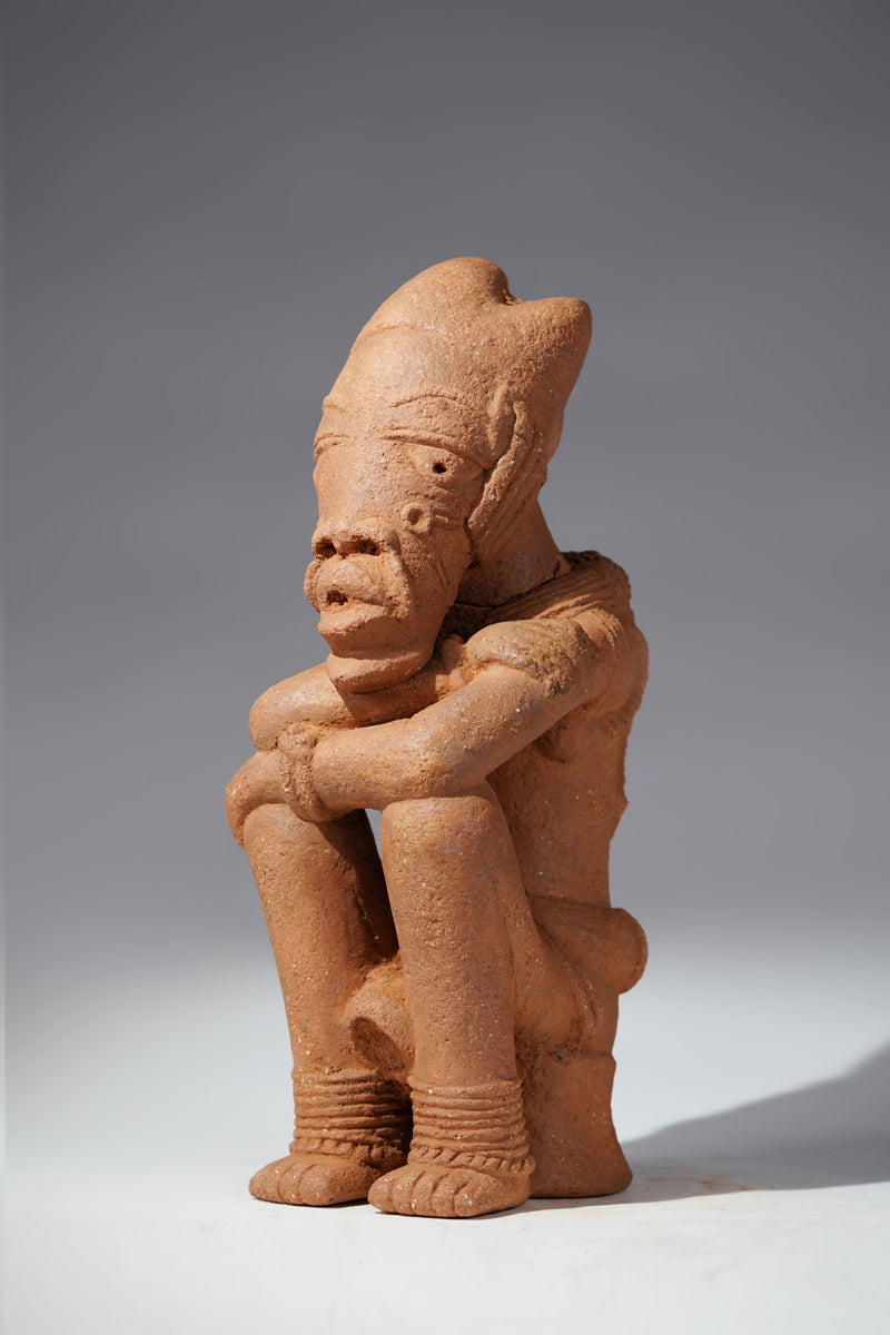 A male terracotta figure in the Nok – Galerie Wolfgang Jaenicke