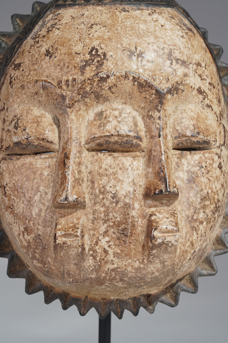 A double face Yaure celebration mask