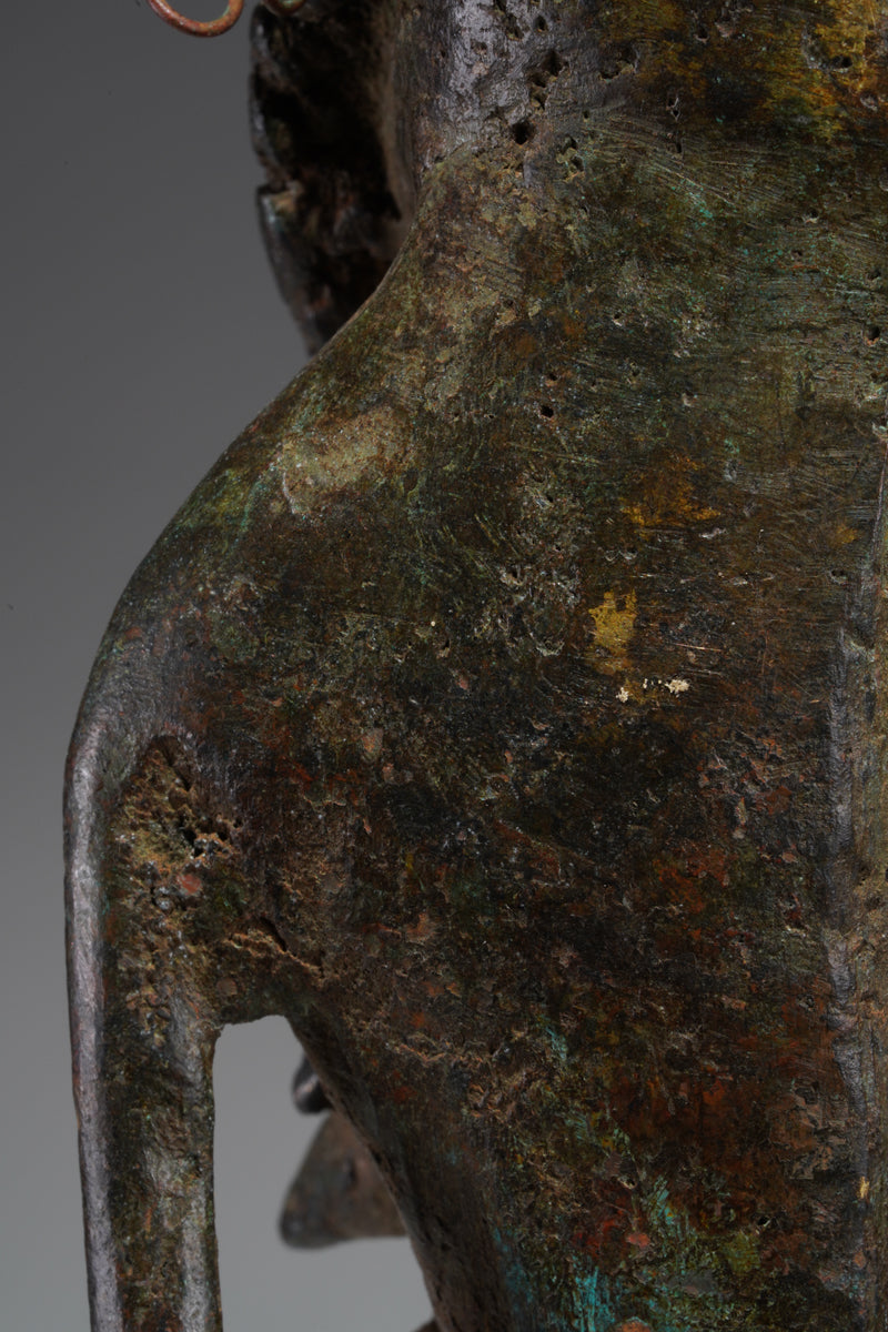 A paired set of Ogboni shrine figures