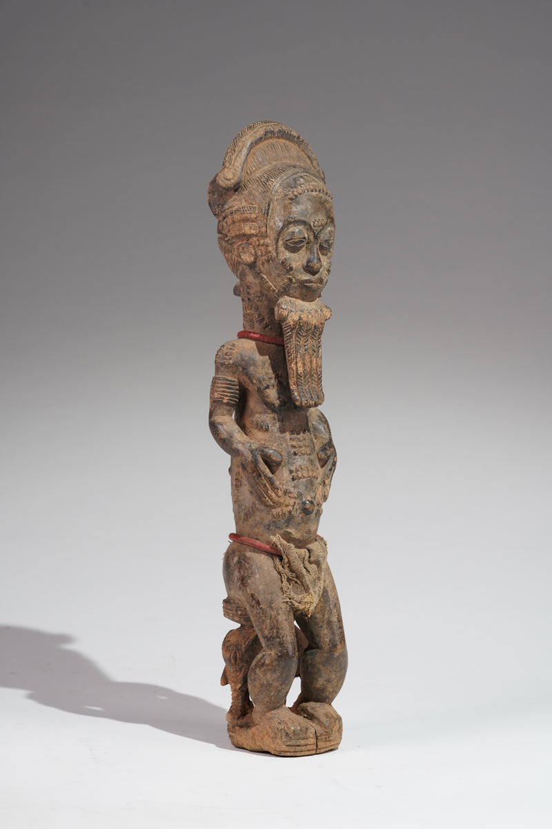 A male Baule sculpture