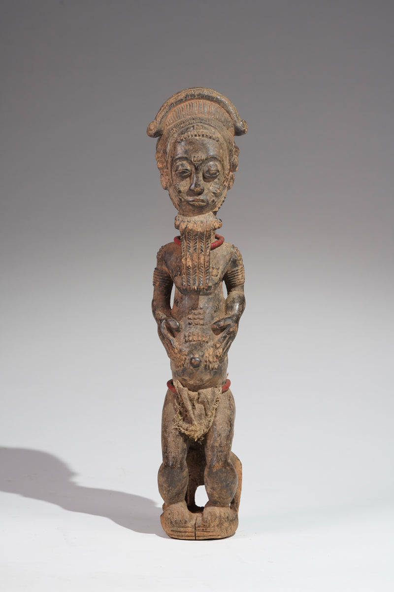 A male Baule sculpture