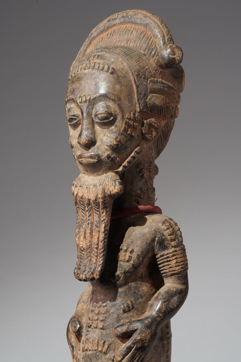 A male Baule sculpture