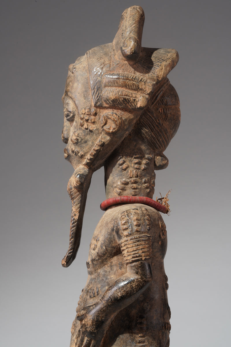 A male Baule sculpture