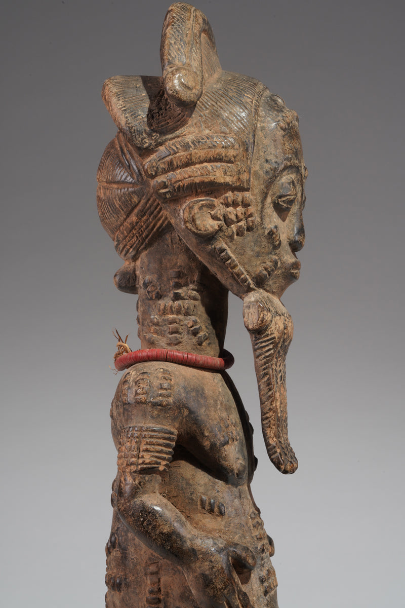 A male Baule sculpture