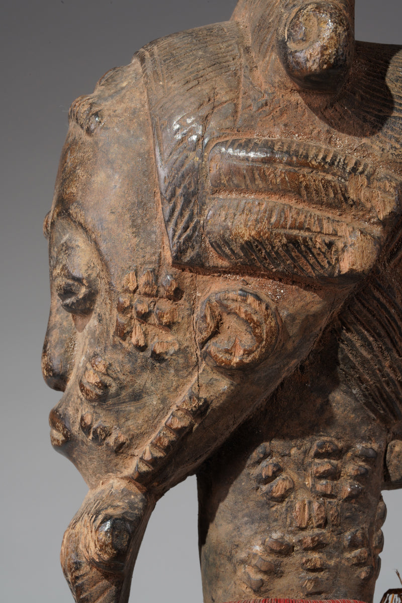 A male Baule sculpture