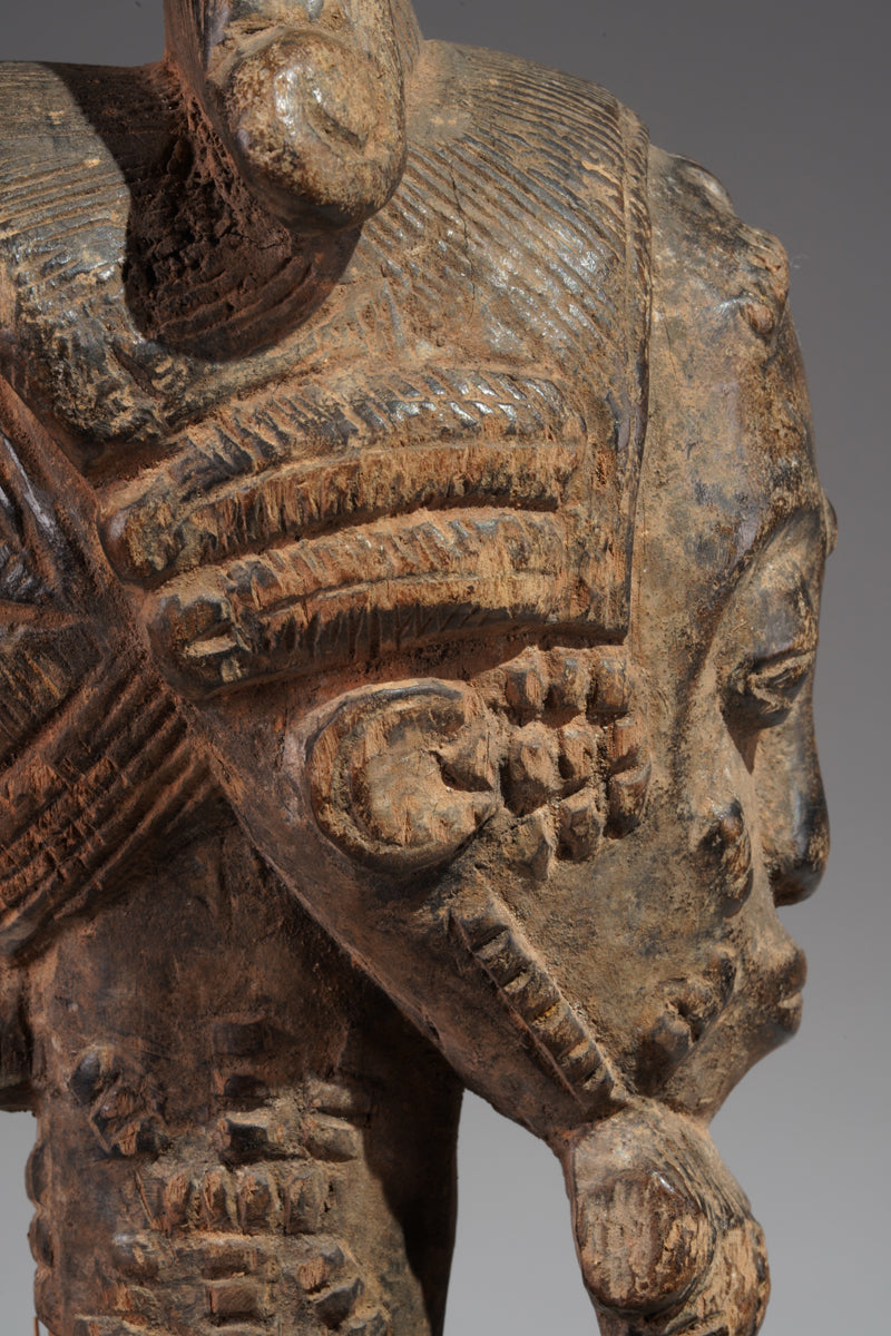 A male Baule sculpture