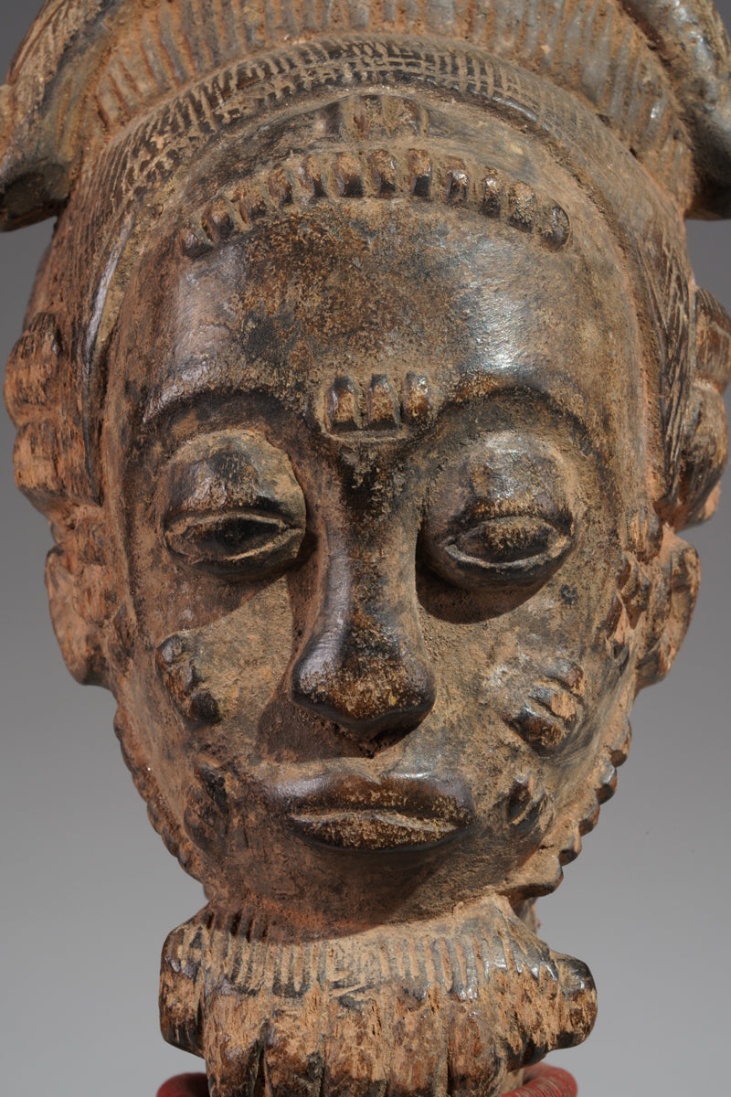 A male Baule sculpture