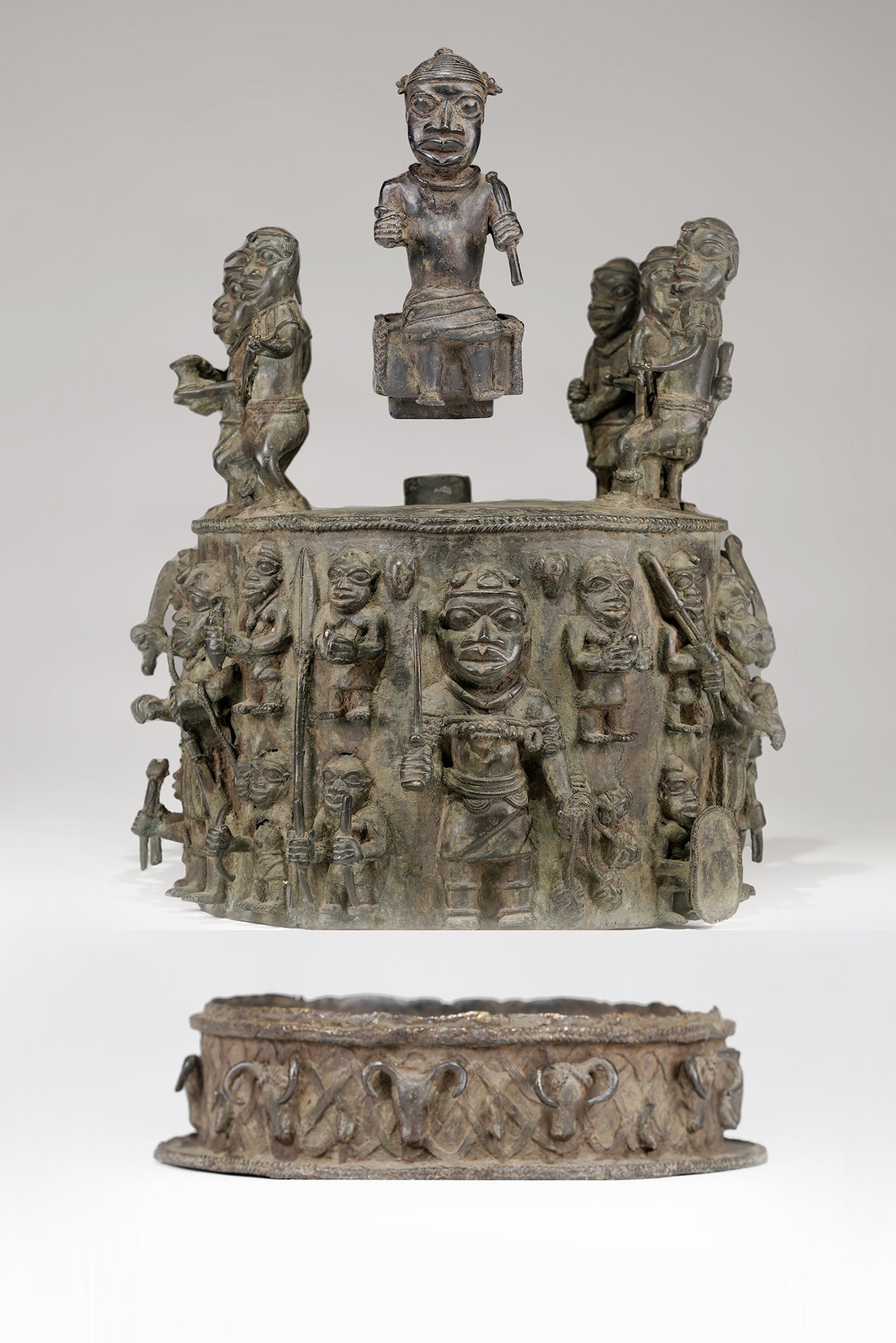 An Ikẹgobọ Altar sculpture,