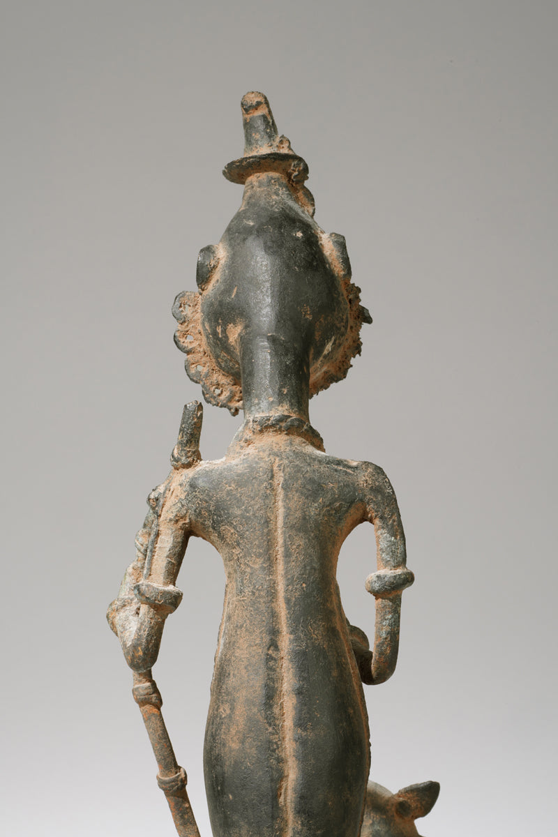 An Ogboni bronze in shape of a horserider