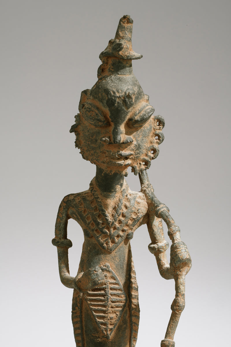 An Ogboni bronze in shape of a horserider