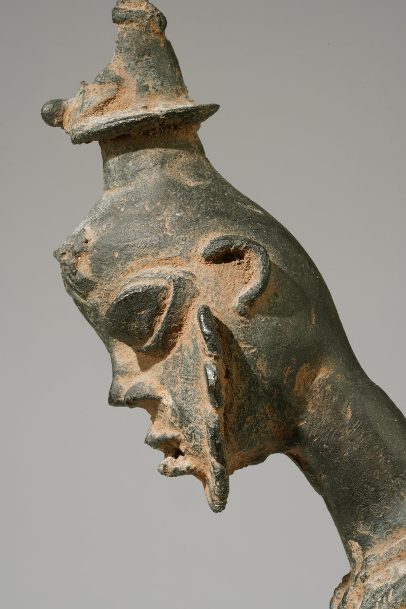 An Ogboni bronze in shape of a horserider