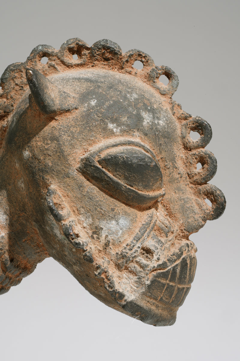 An Ogboni bronze in shape of a horserider