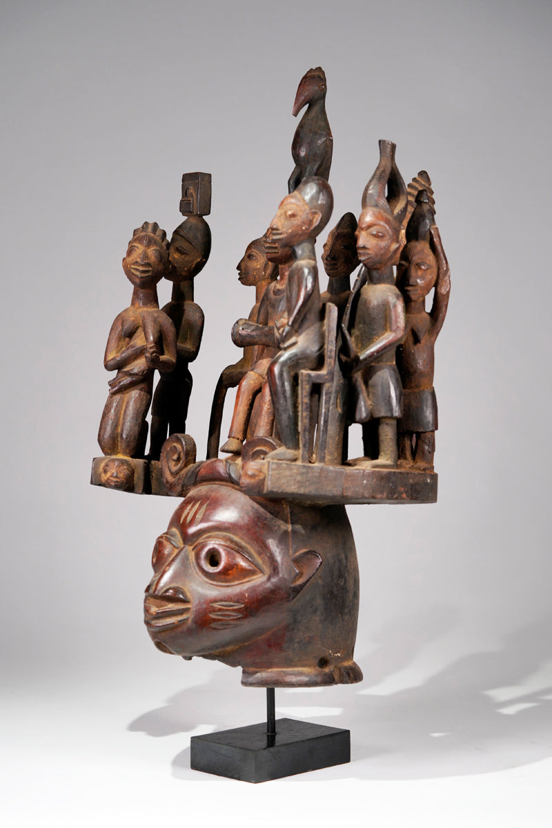 A fragmentary Gelede Mask
