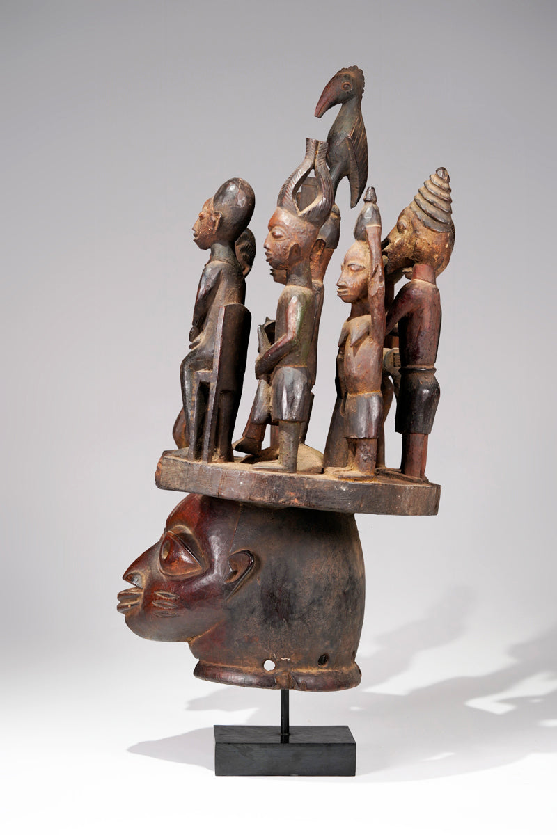 A fragmentary Gelede Mask