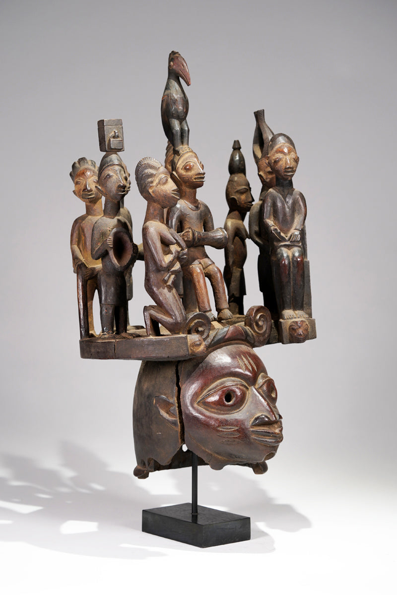 A fragmentary Gelede Mask