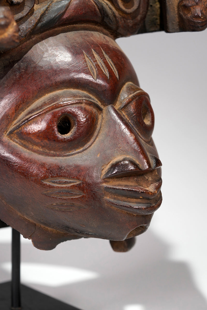 A fragmentary Gelede Mask
