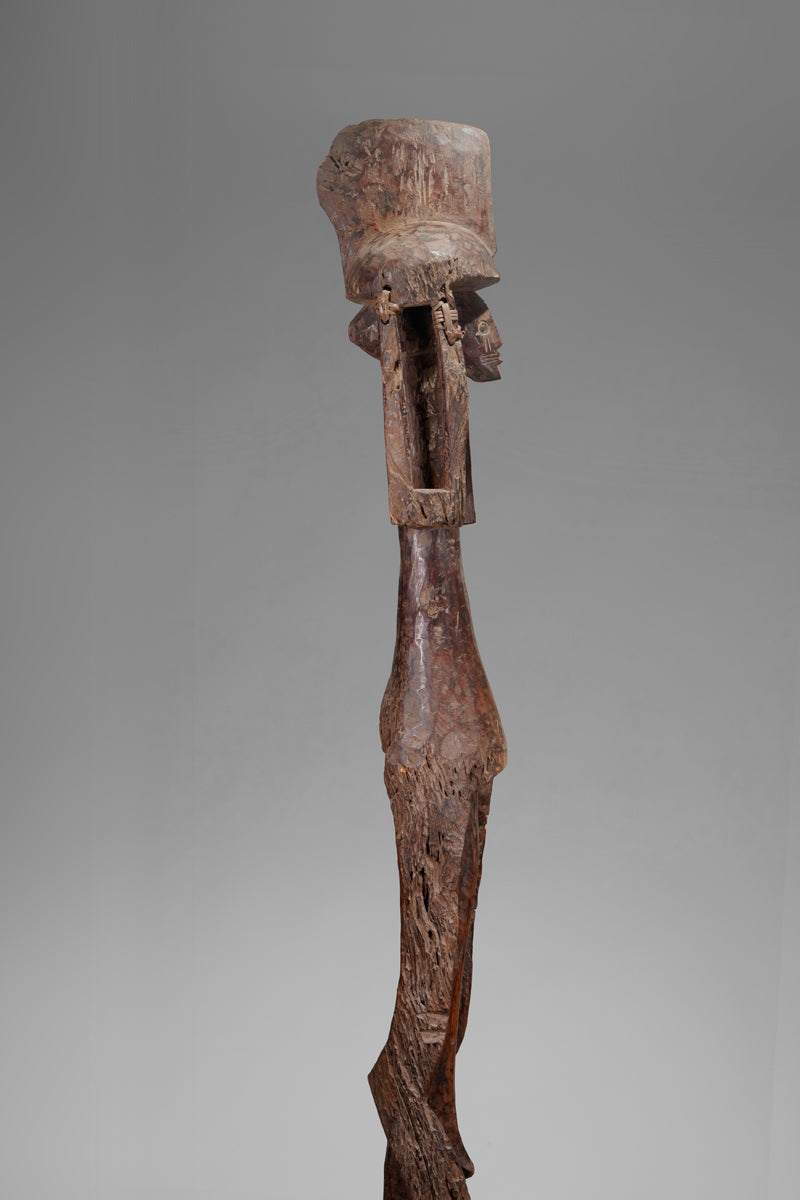 A very tall Mumuye sculpture