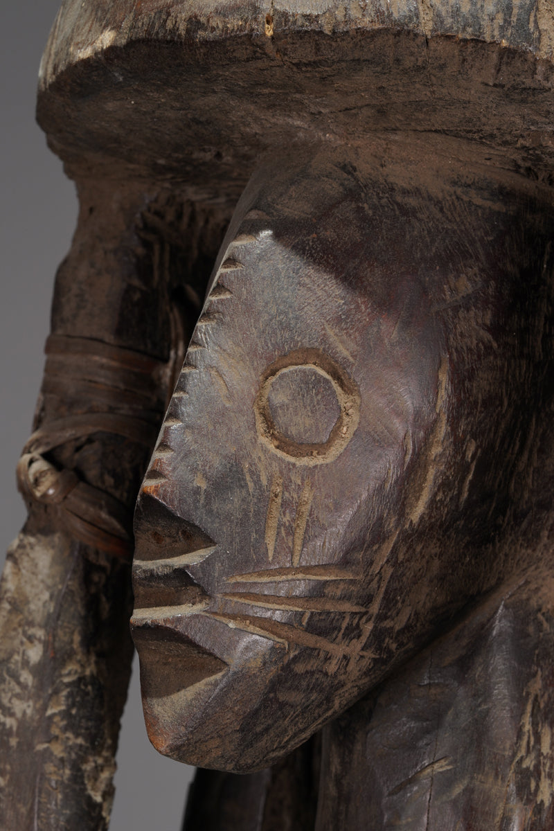 A very tall Mumuye sculpture